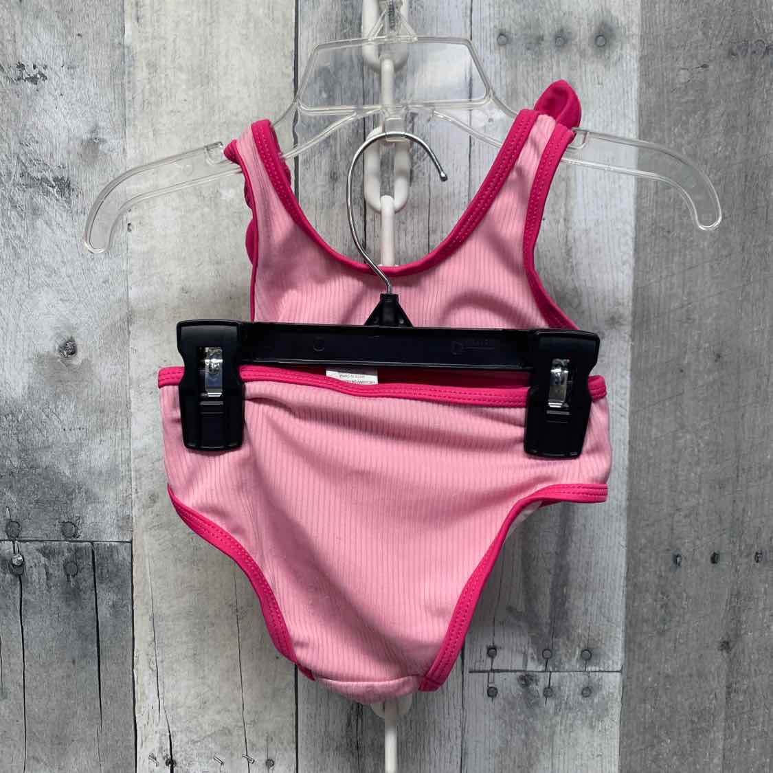Size 2T Pink Barbie Swim Suit - 2pc+