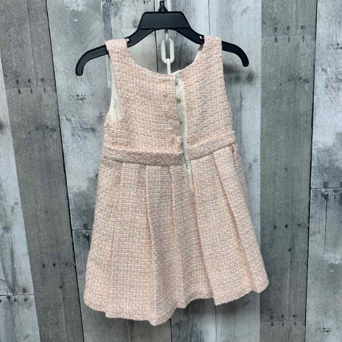 Size 2T Pink/White B Brand Dress
