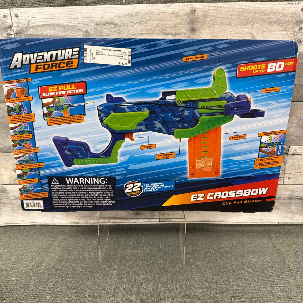 Generic Green/Blue Dart Gun