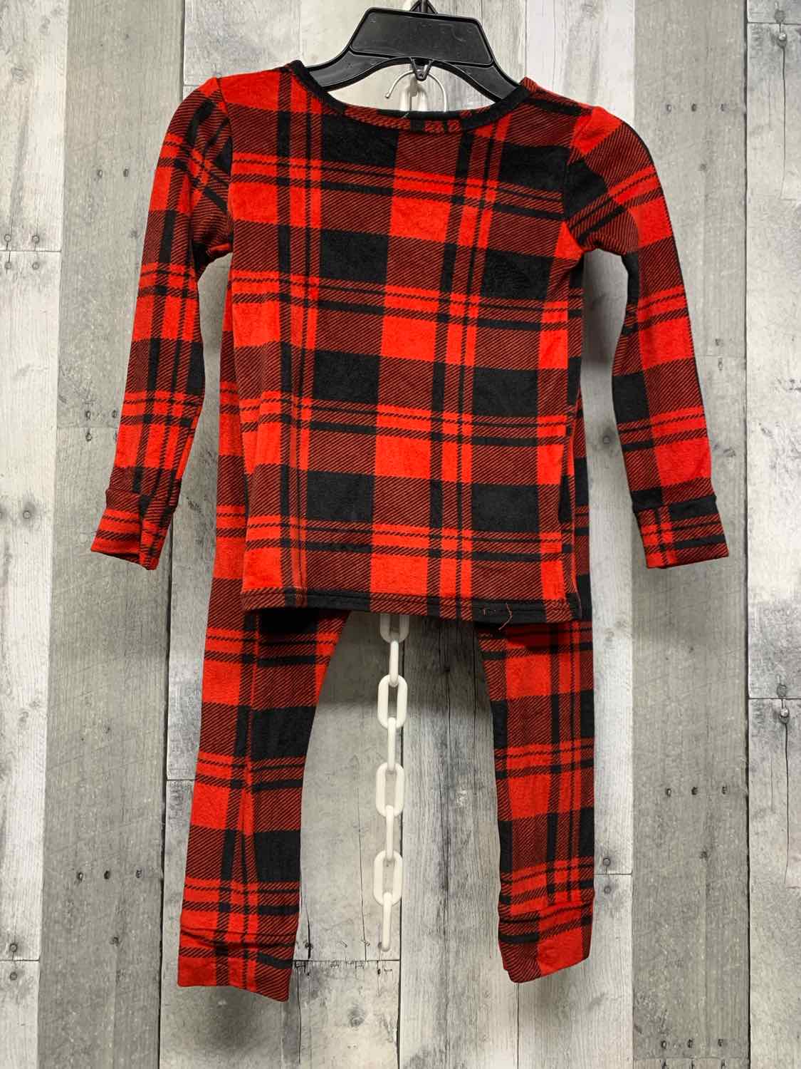 Size 5T Red Plaid Cat & Jack 2pc PJs