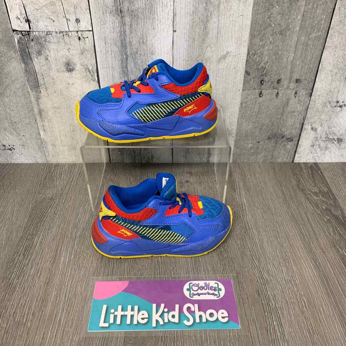 Size 8 Blue/Red Puma Sneakers