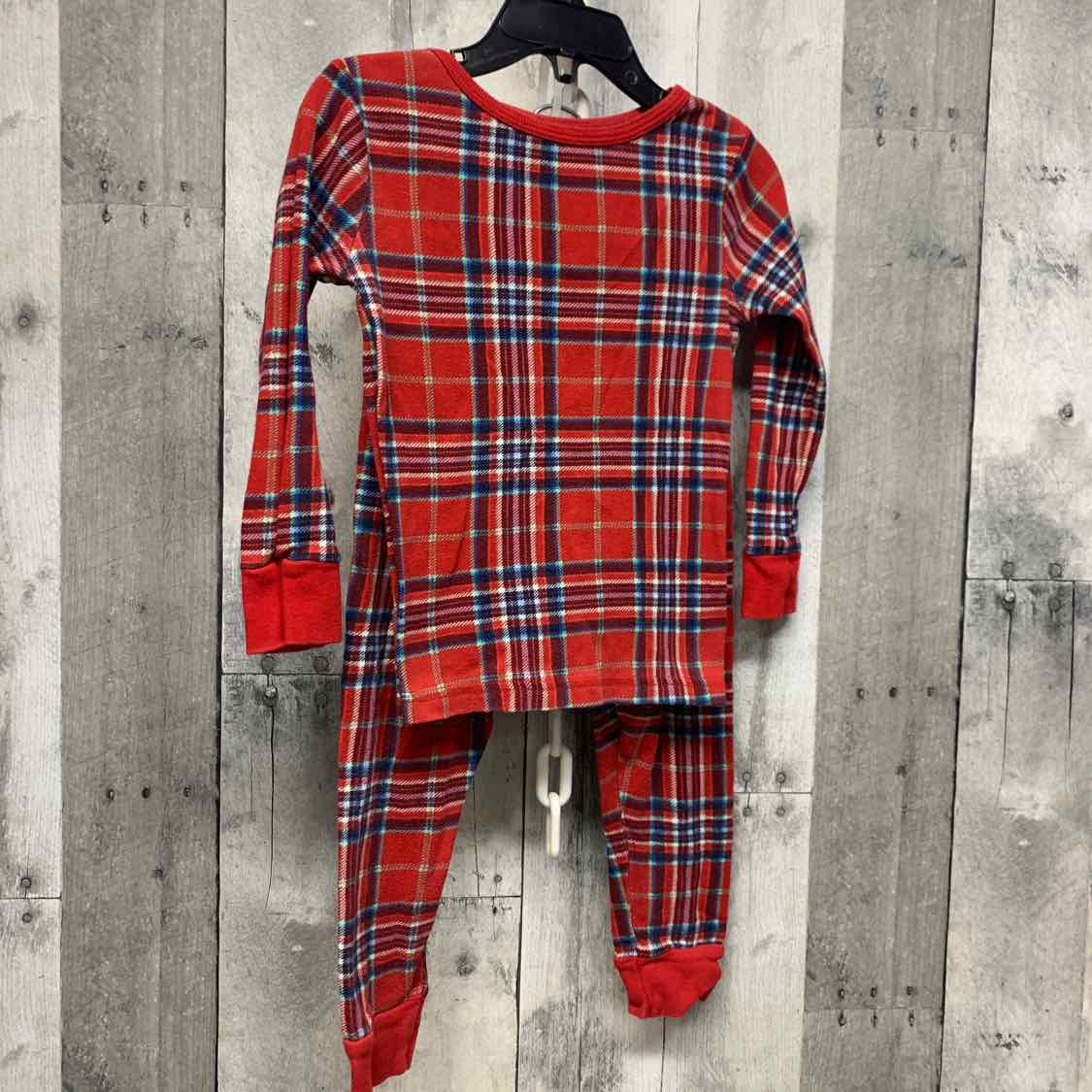 Size 3T Red/Blue Holiday Brands 2pc PJs - OodlesCB