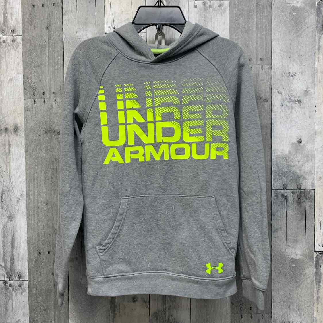 Size Medium Gray/Green Sport Brand Pull Over