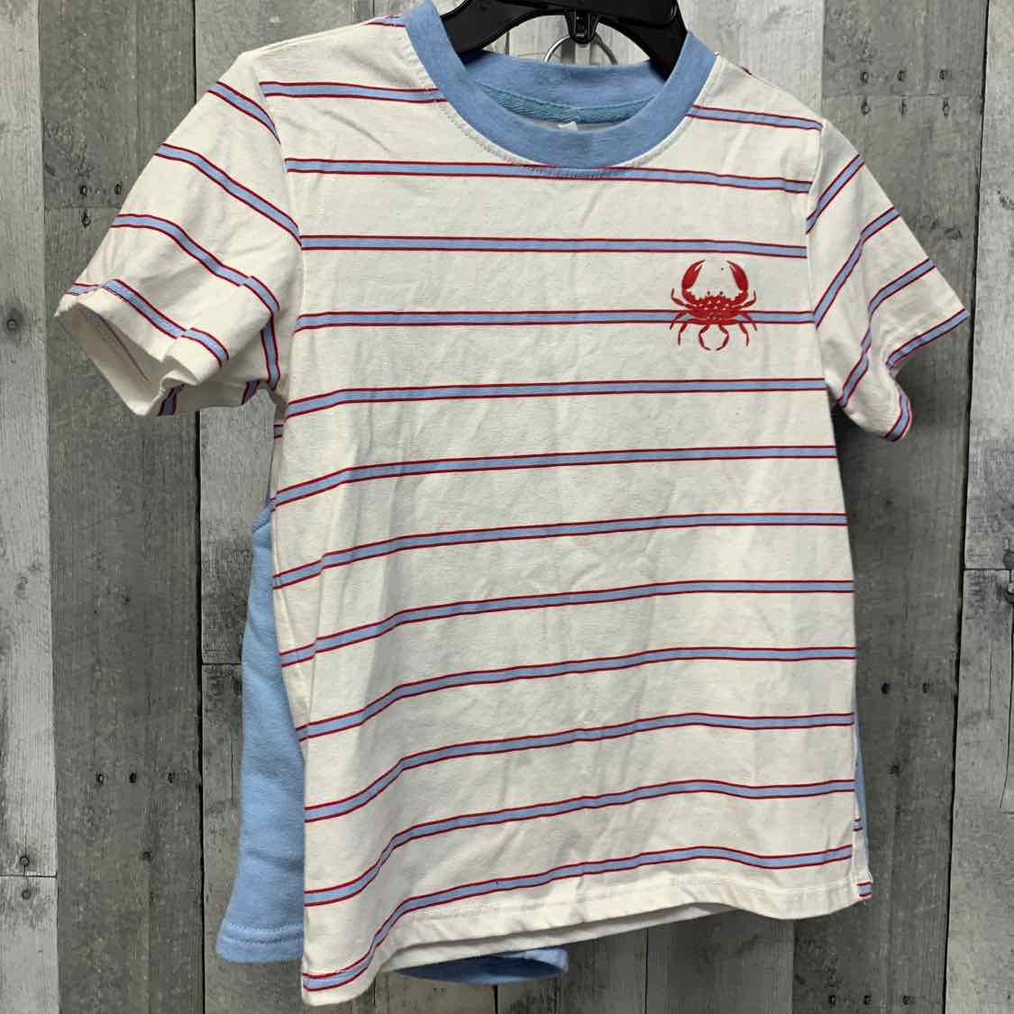Size 8 White/Blue B Brand Shirt/Shorts