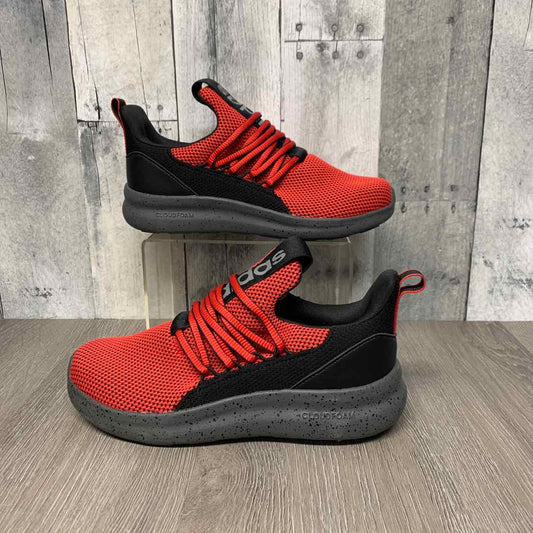 Size 4 Red/Black Sport Brand Sneakers
