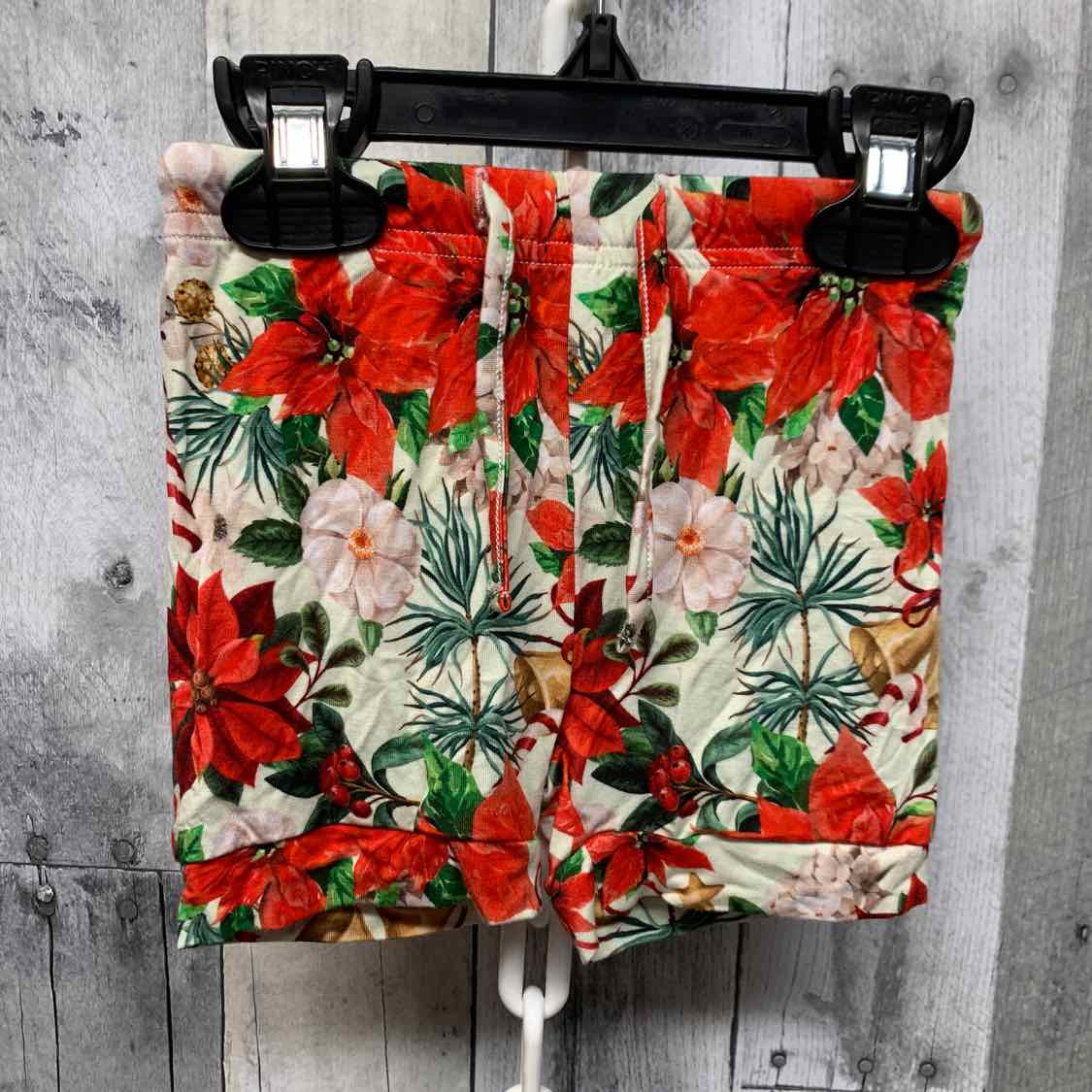 Size 2T Ivory Print Boutique Brand Shorts - Athletic