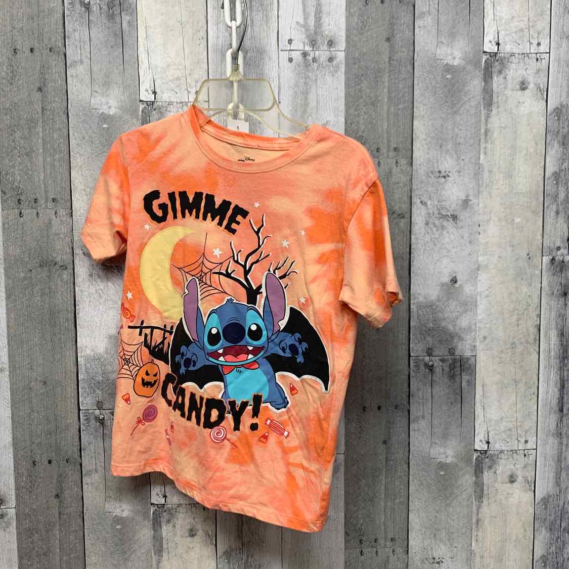 Size Medium Orange Print Disney T Shirt