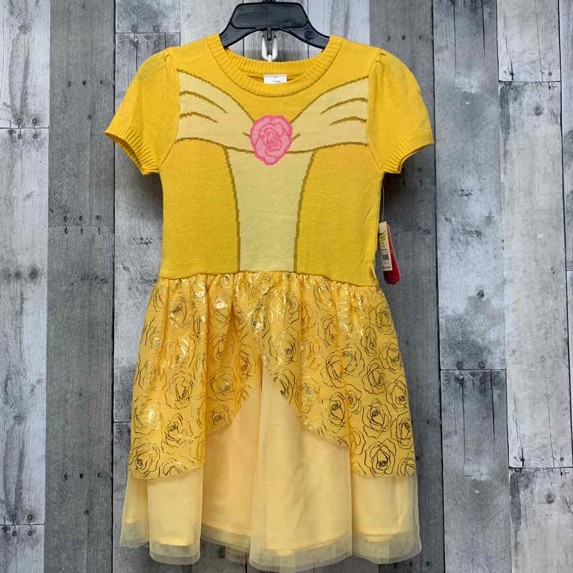 Size 7/8 Yellow Disney Dress