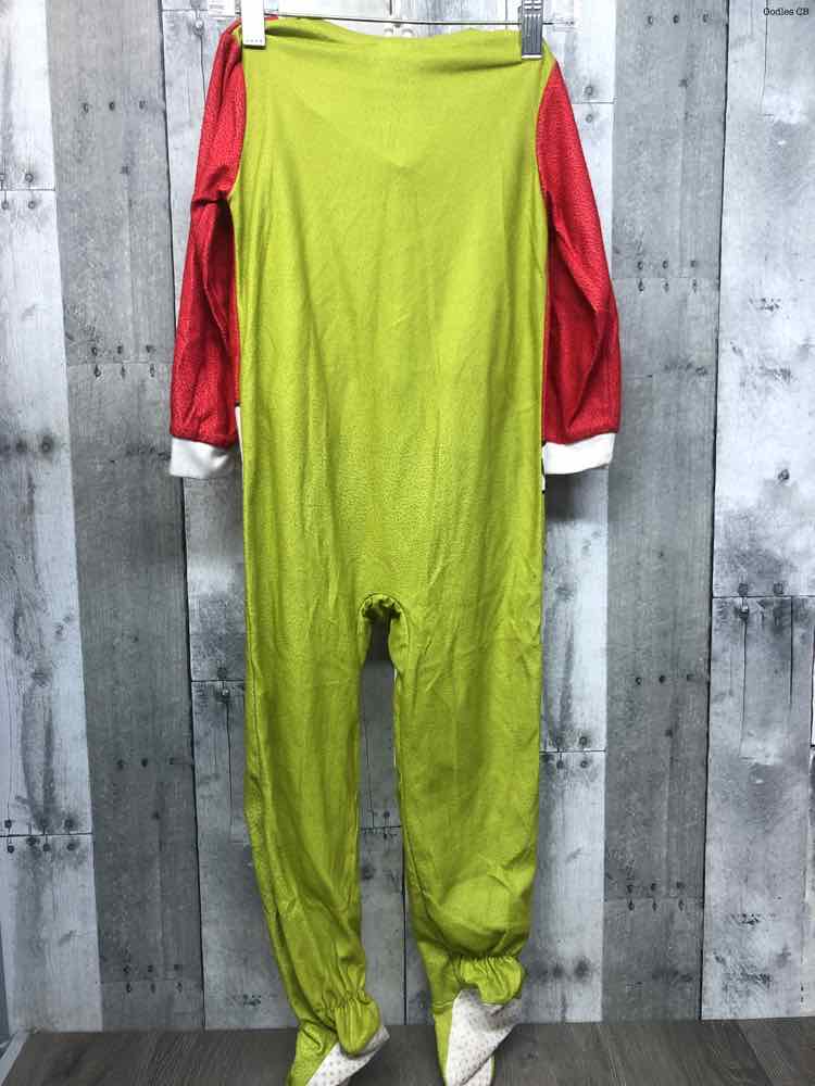 Size 4T Green/Red Dr Seuss Footy PJs