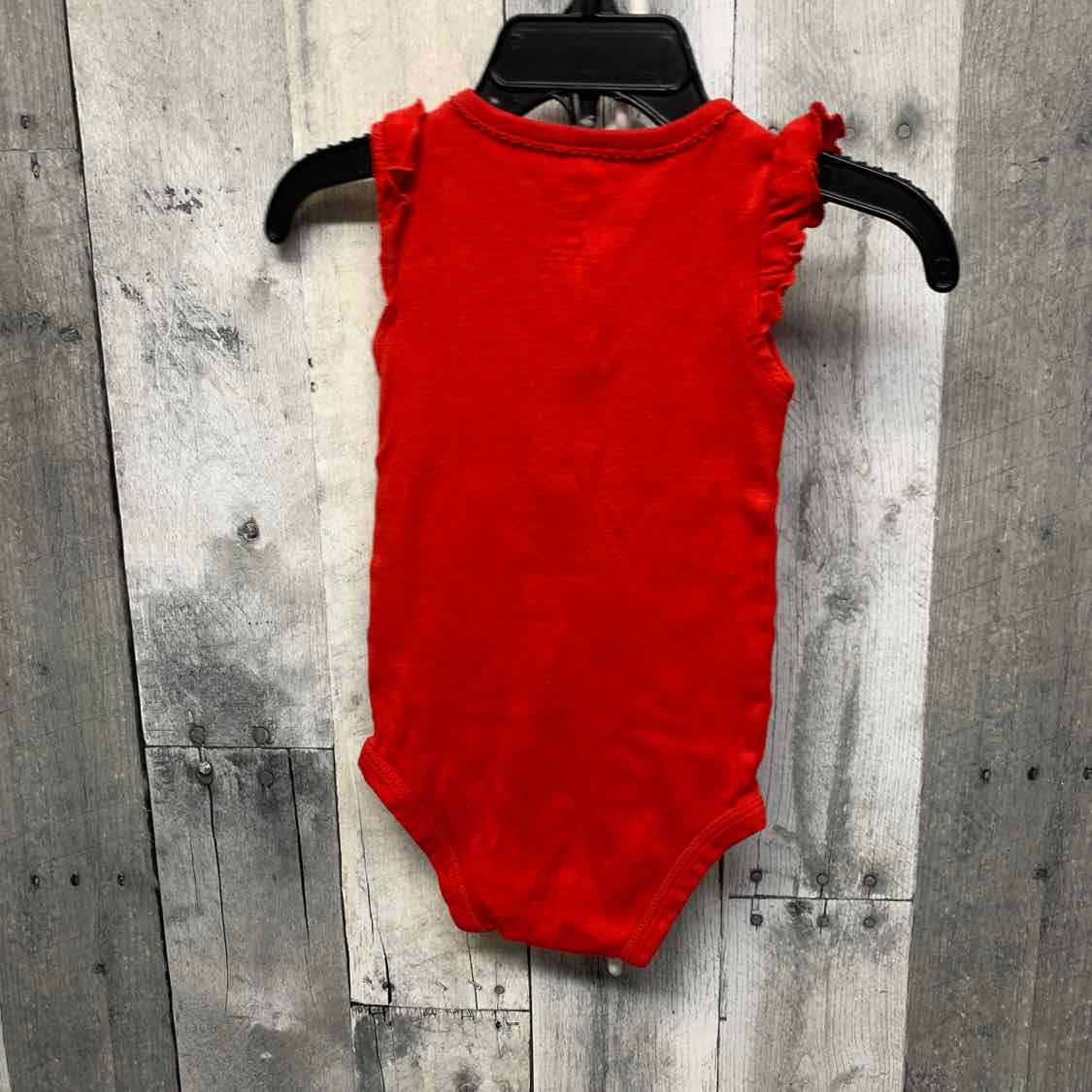 Size 9 Months Red Just One You Bodysuit