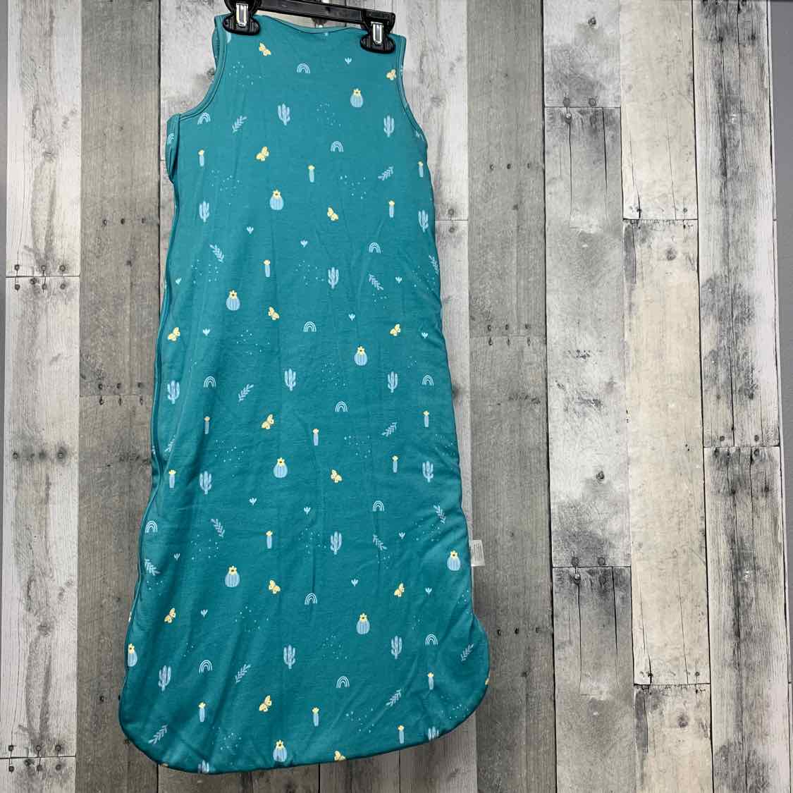 Size 6-12 Months Teal Print Name Brand Sleep Sack