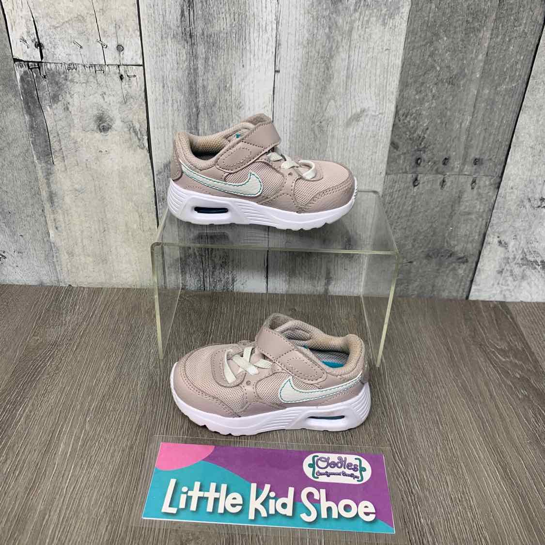 Size 5 Tan/White Sport Brand Sneakers