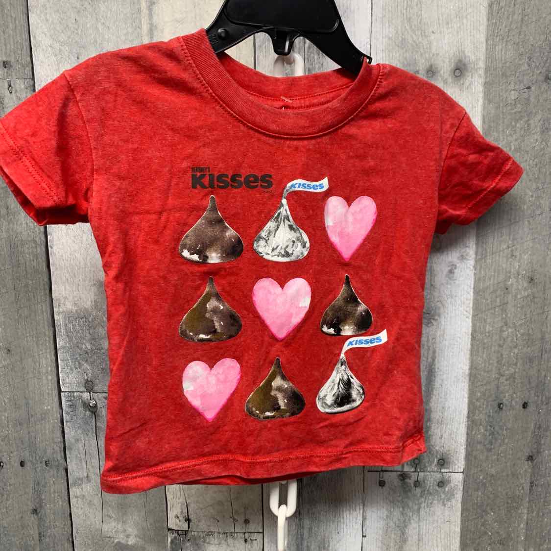 Size 12 Months Red Print B Brand T Shirt