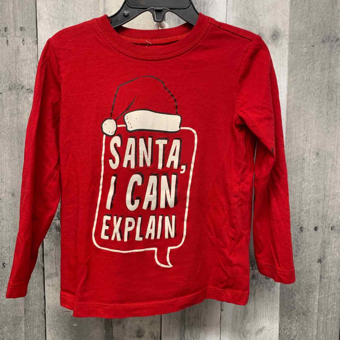 Size 3T Red/White Carter's Long Sleeve Shirt