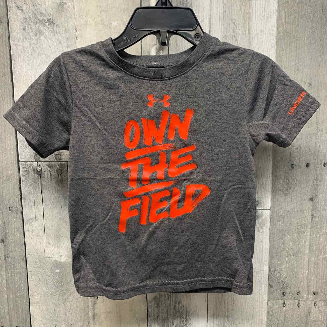 Size 12 Months Gray/Red Sport Brand T Shirt