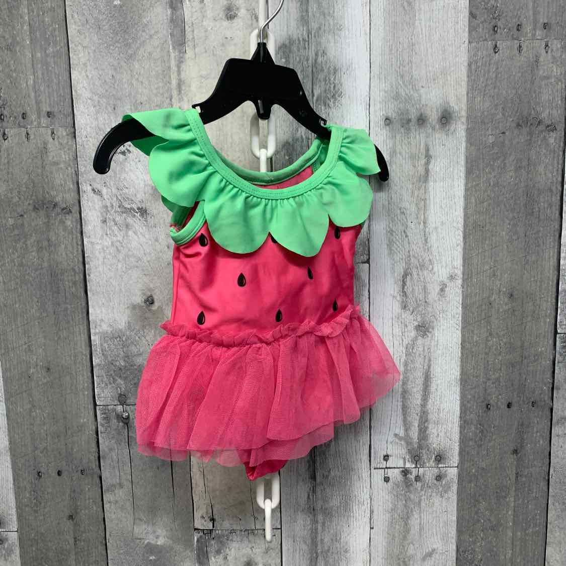 Size 12 Months Pink/Green Penelope Mack Swim Suit - 1pc