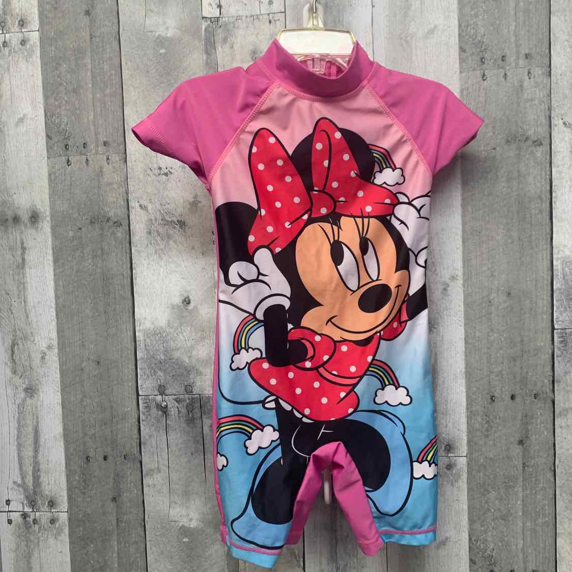 Size 2T Purple/Blue Disney Swim Suit - 1pc