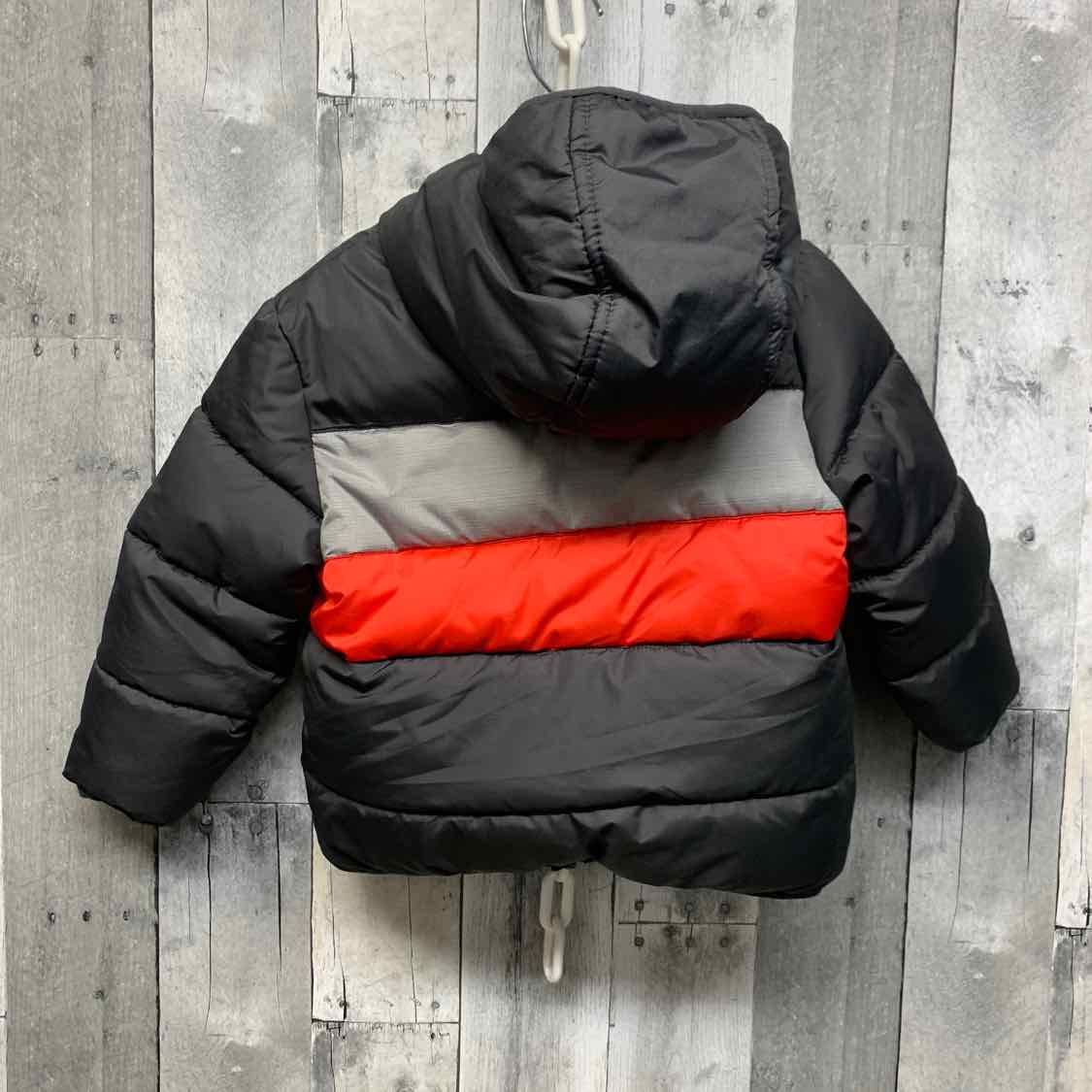 Size 2T Gray/Red Members Mark Snow Jacket
