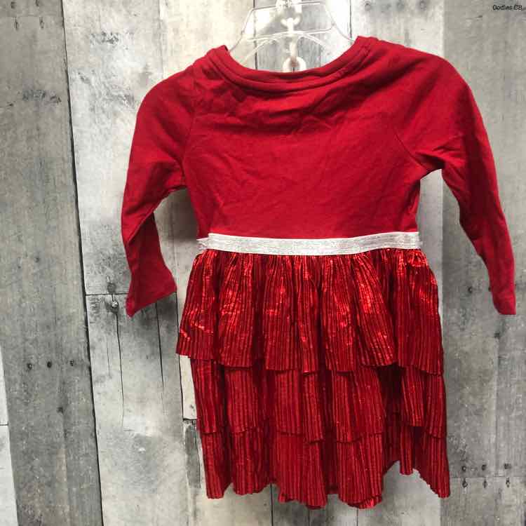Size 12 Months Red Disney LS Dress