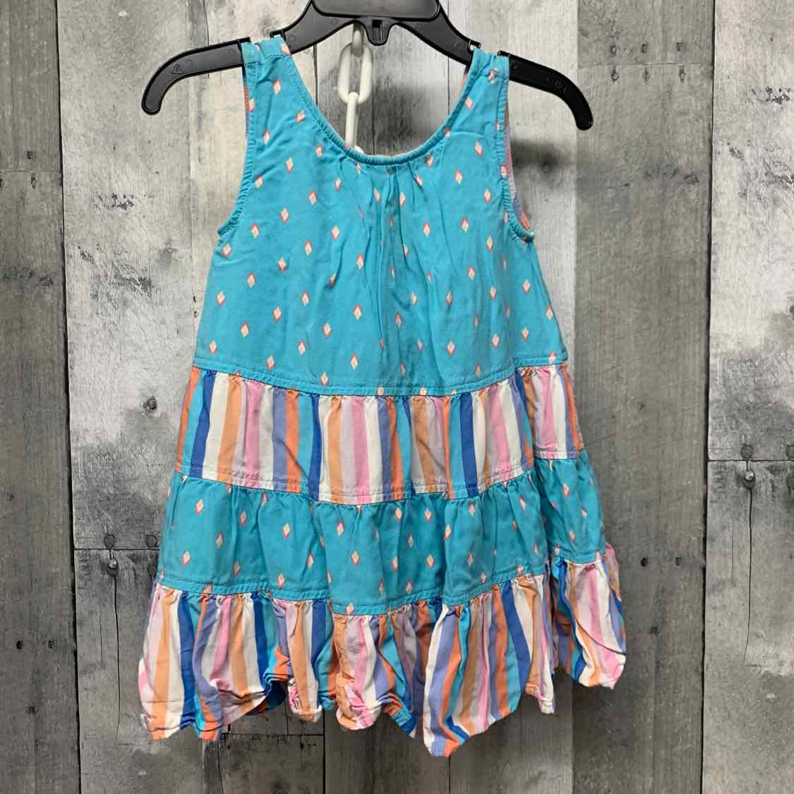 Size 2T Blue/Pink Matilda Jane Dress - OodlesCB