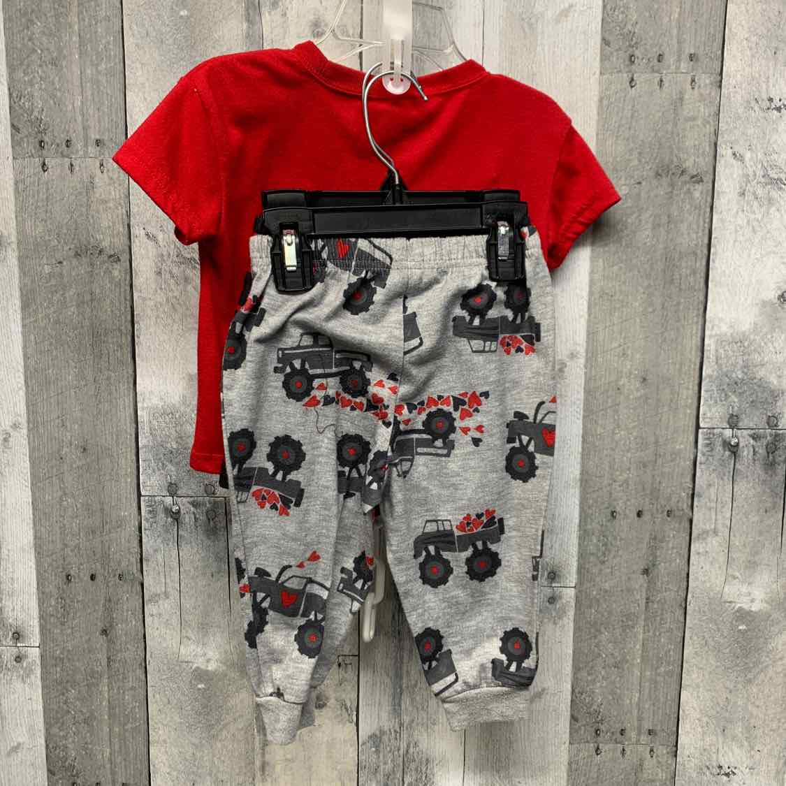 Size 18 Months Red/Gray Carter's 2pc PJs