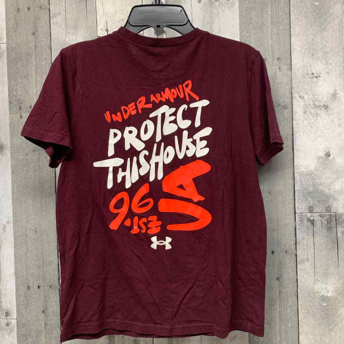 Size Medium Burgundy Sport Brand T Shirt