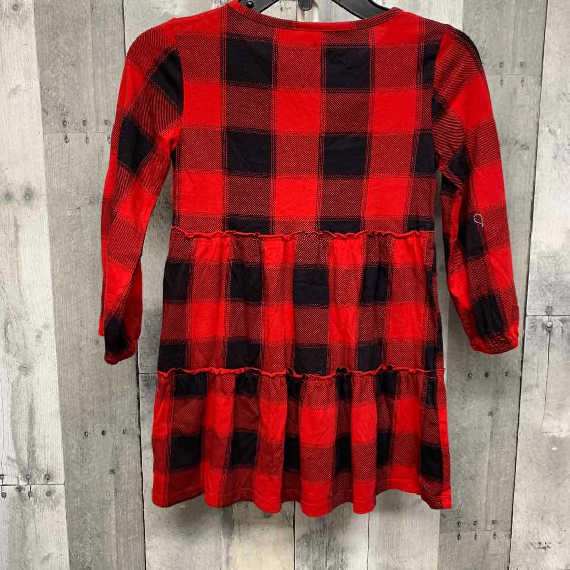Size 5 Red/Black Old Navy LS Dress