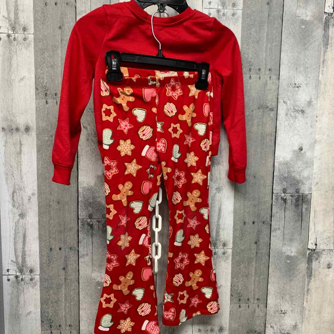 Size 5 Red Print Btween Shirt/Leggings