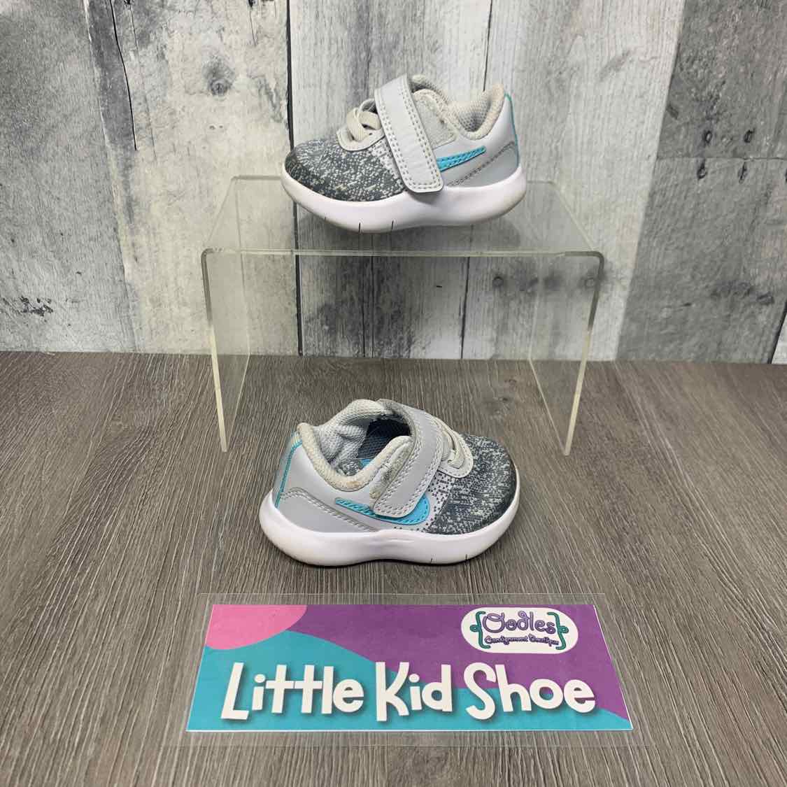 Size 2 Gray/Black Sport Brand Sneakers