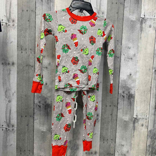 Size 6 Red/Gray B Brand 2pc PJs