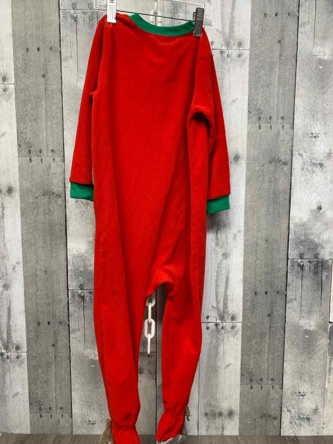 Size 3T Red/Green Carter's Footy PJs