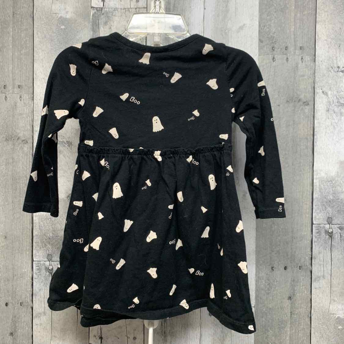 Size 18-24 Months Black/White Old Navy LS Dress