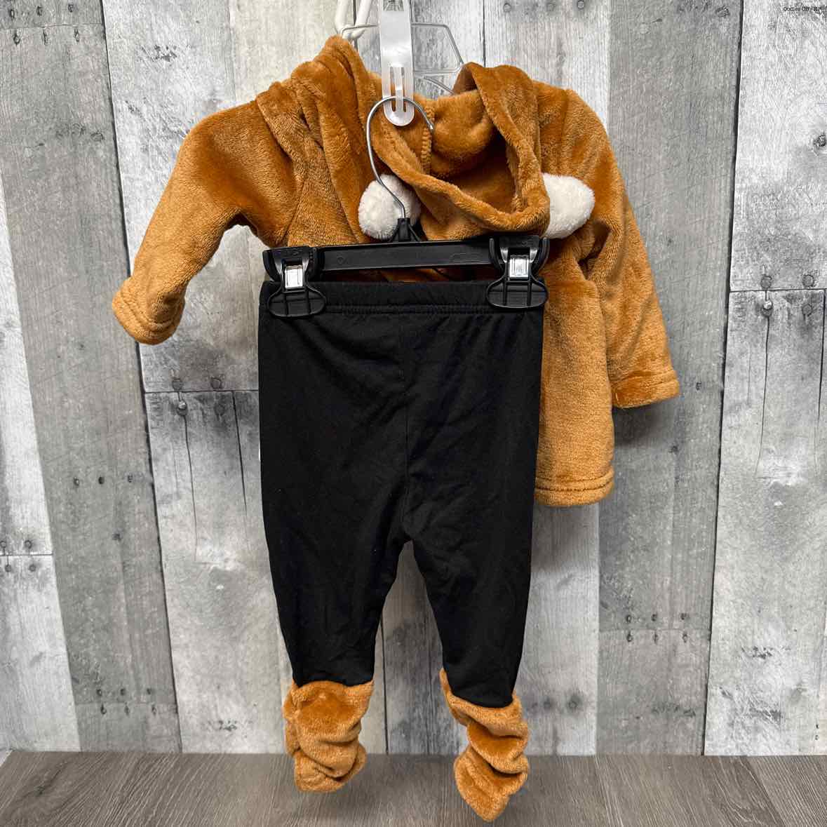 Size 6-9 Months Brown/Black Mid Brand Jacket/Pants
