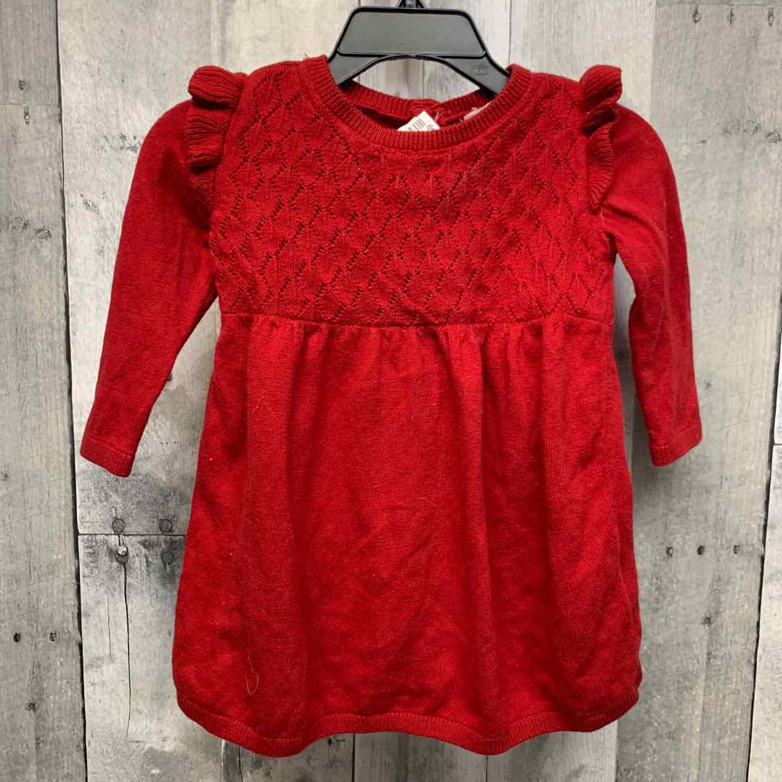 Size 6 Months Red Carter's 2pc Dress
