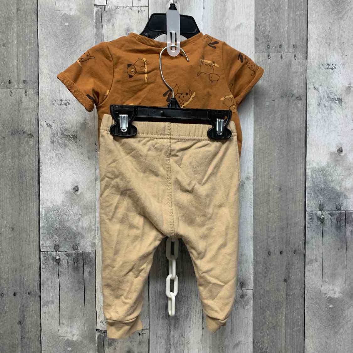 Size 12 Months Brown B Brand Sweats - 2pc