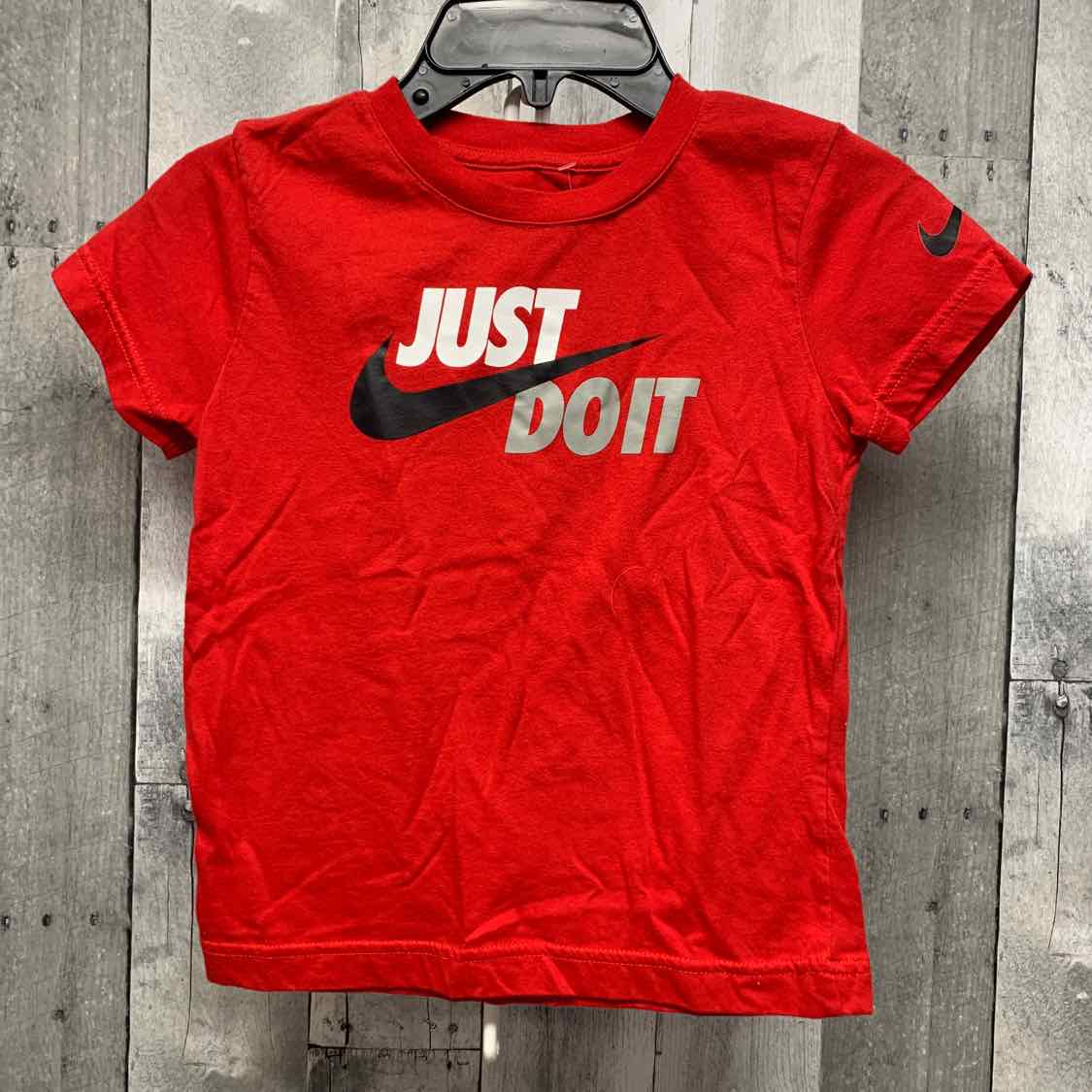 Size 6 Red/Black Sport Brand T Shirt - OodlesCB