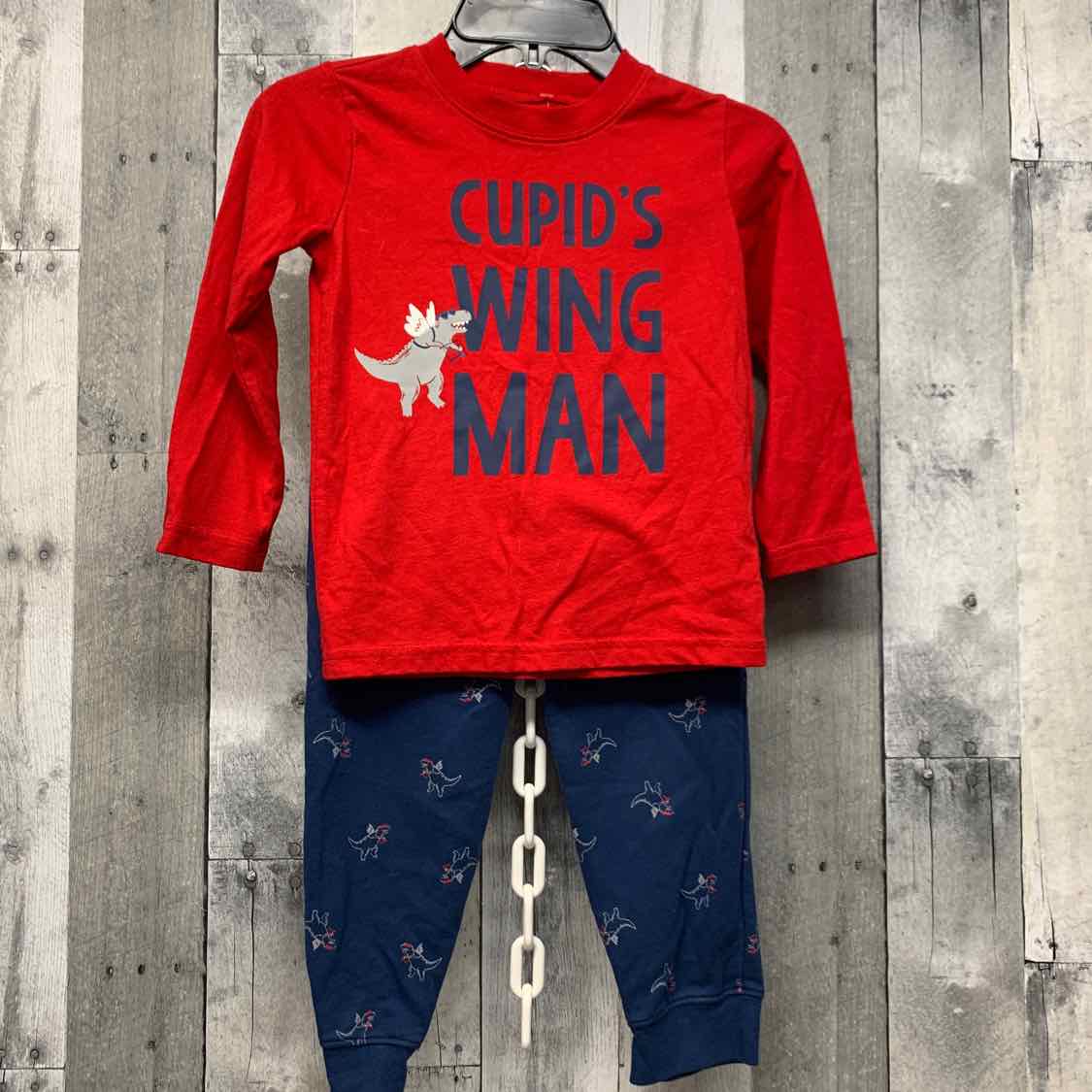 Size 4T Red/Navy Child of Mine Shirt/Pants