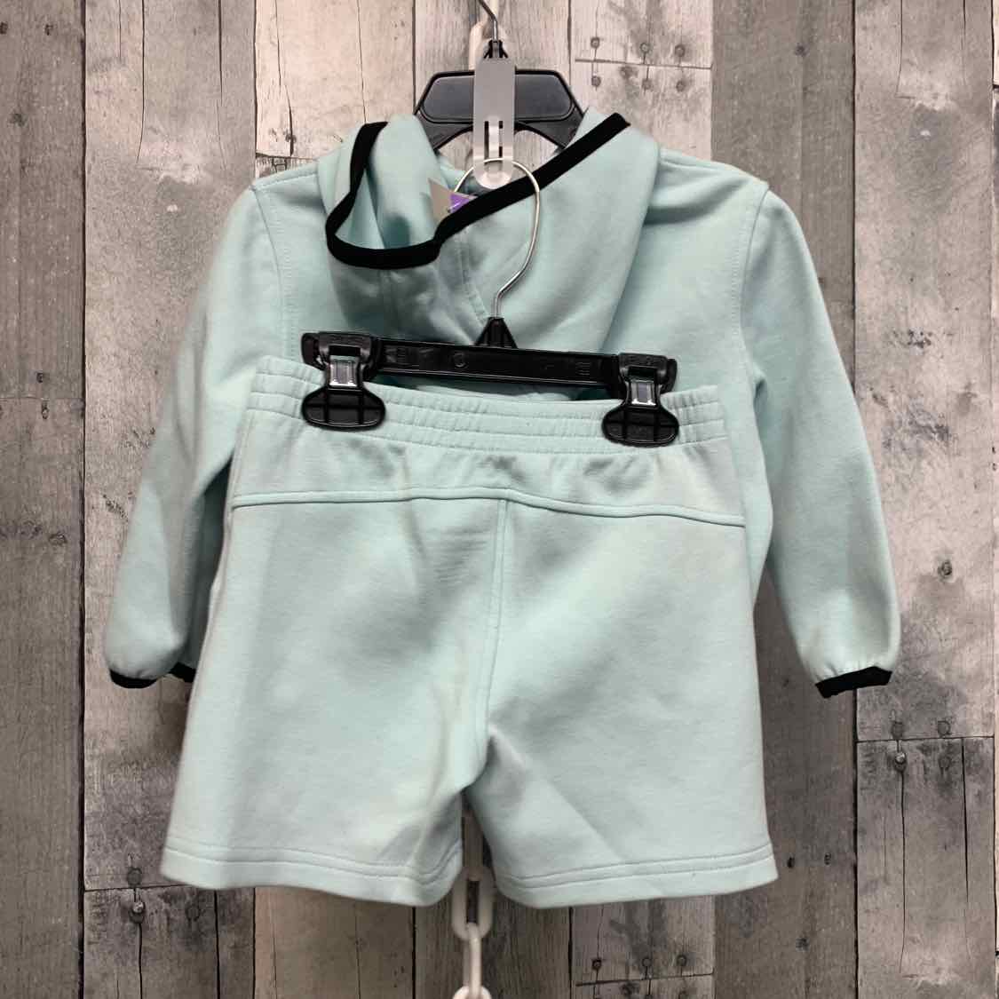 Size 2T Black/Blue Reebok Shirt/Shorts