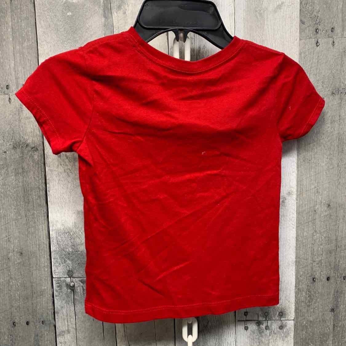 Size 4/5 Red Graphic Holiday Brands T Shirt