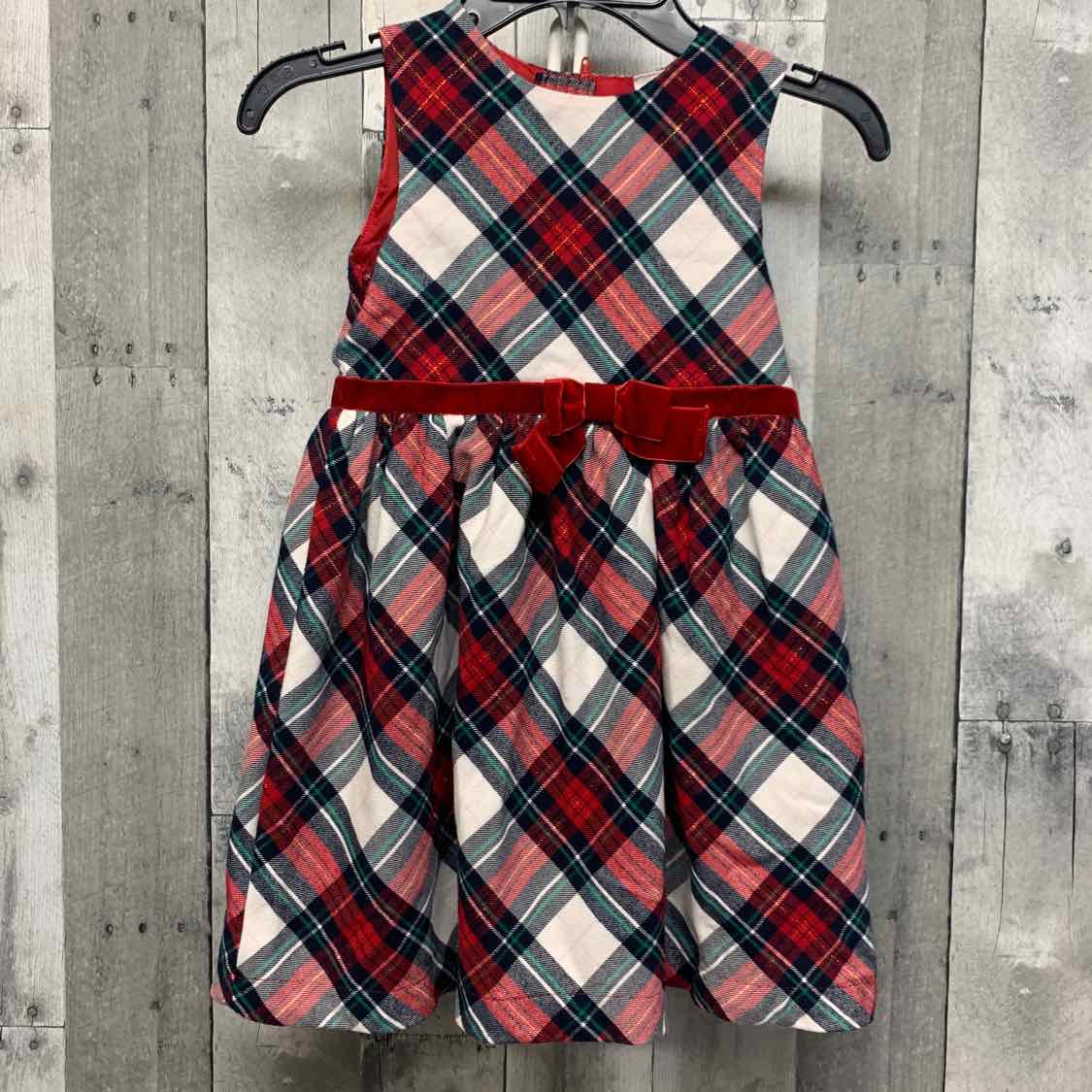 Size 4/5 Red Plaid LOGG Dress