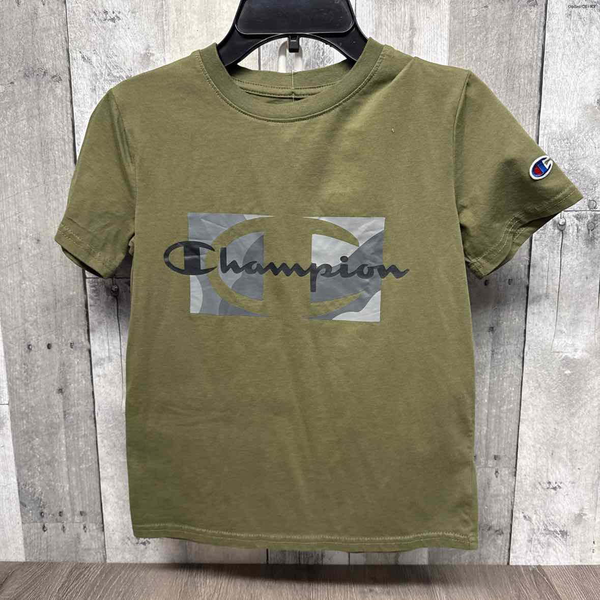 Size Small Olive Graphic Champion T Shirt