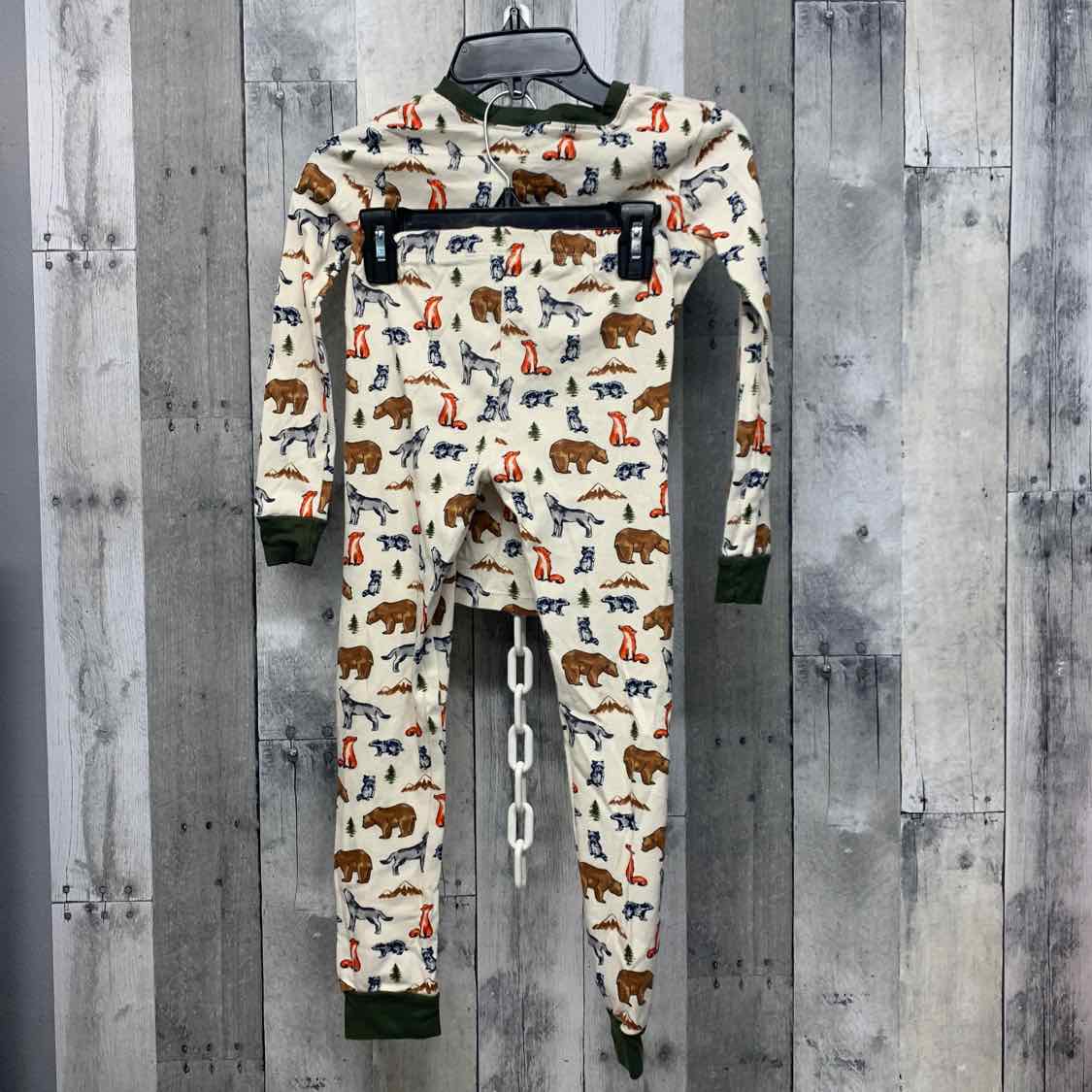 Size 7 Tan Graphic Members Mark 2pc PJs