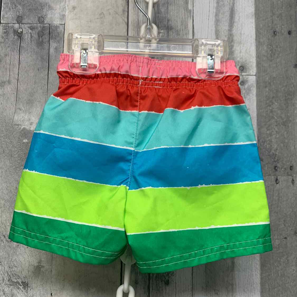 Size 12 Months Pink/Green Cat & Jack Swim Trunks