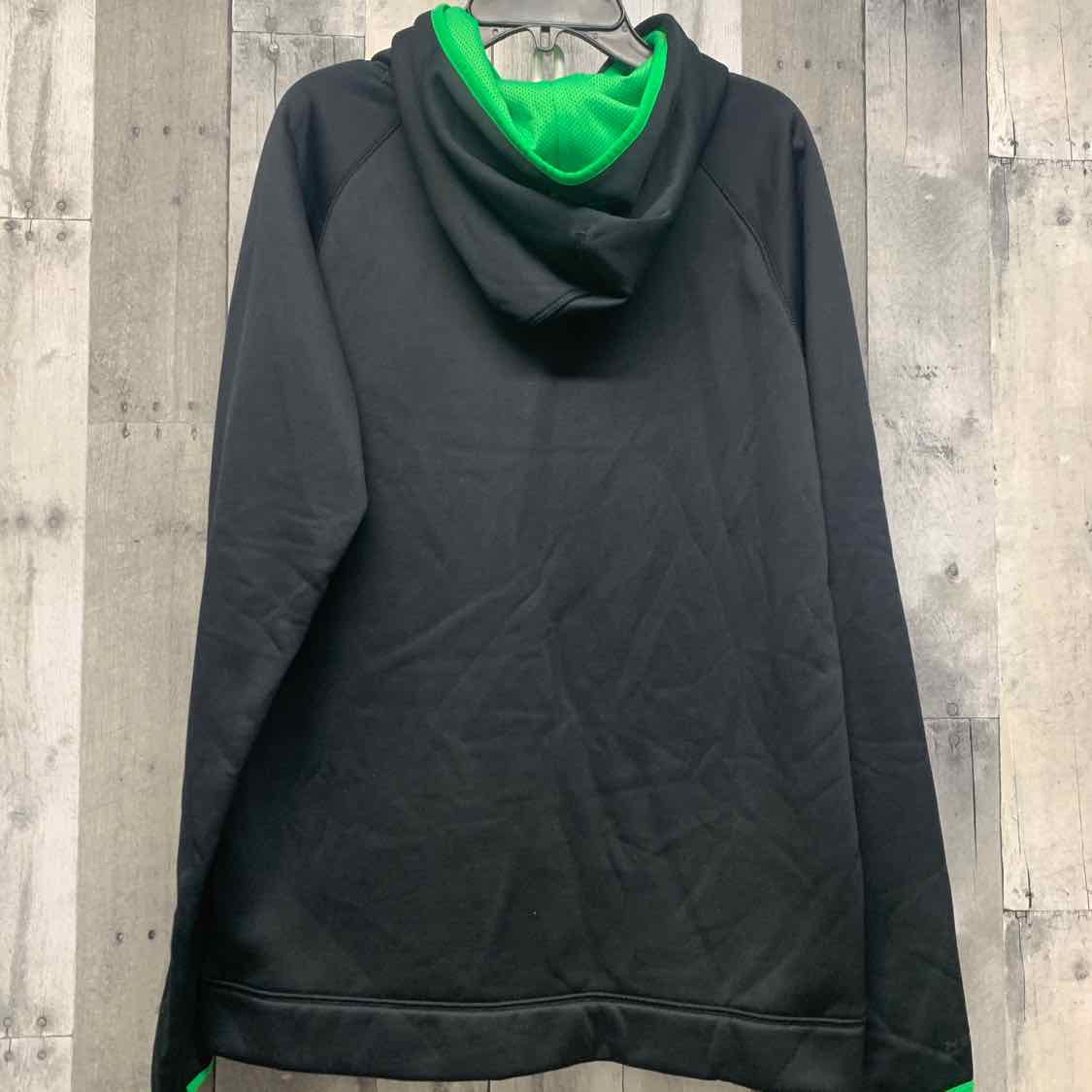 Size XLarge Black/Green Sport Brand Pull Over