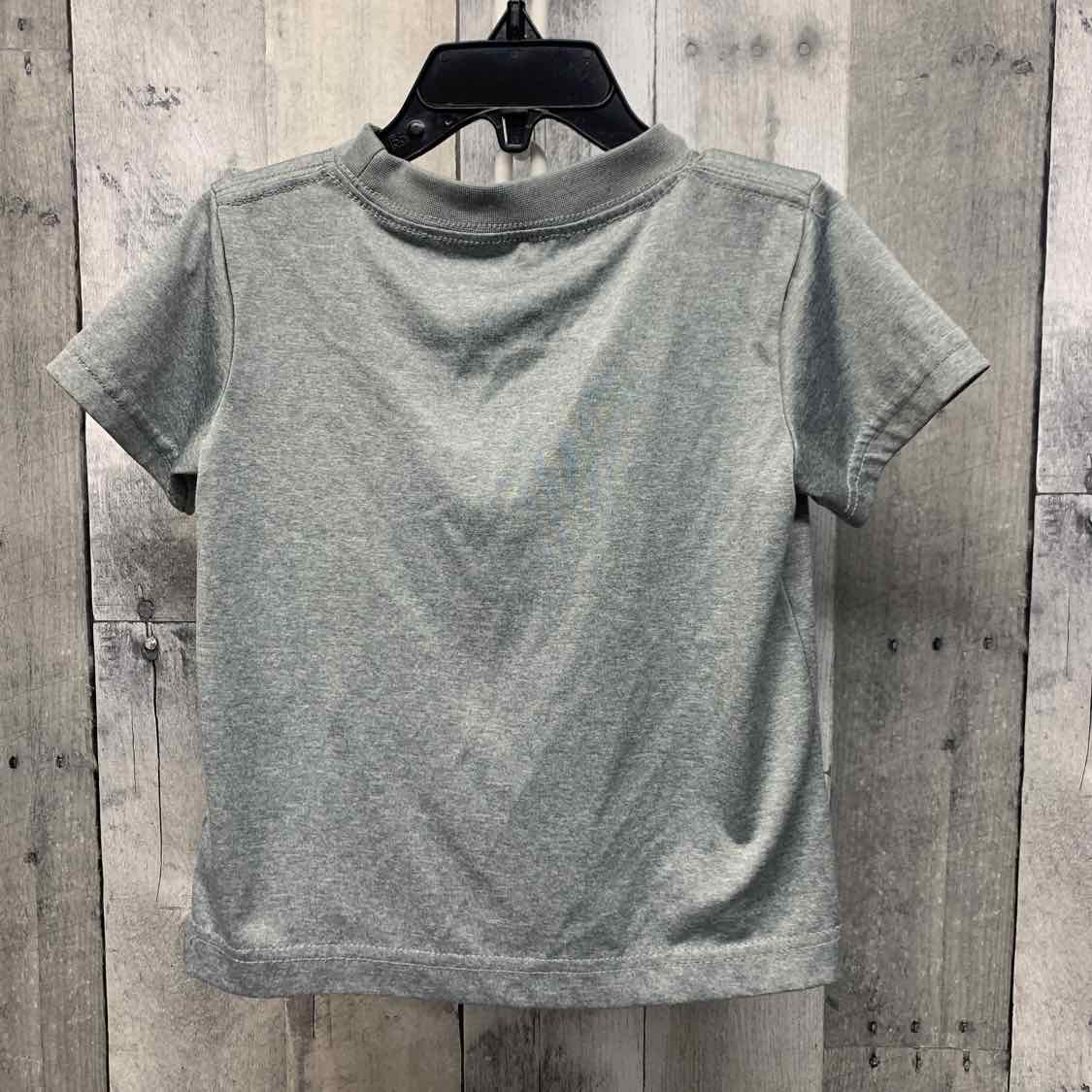 Size 3T Gray/Yellow Sport Brand T Shirt - OodlesCB