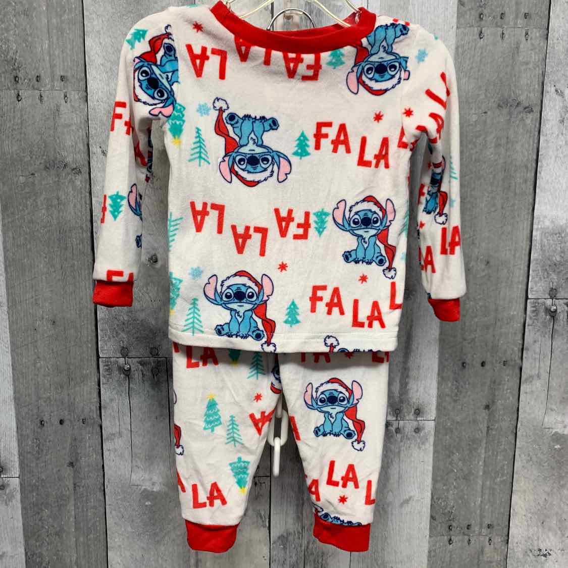 Size 2T Blue/Red Disney 2pc PJs