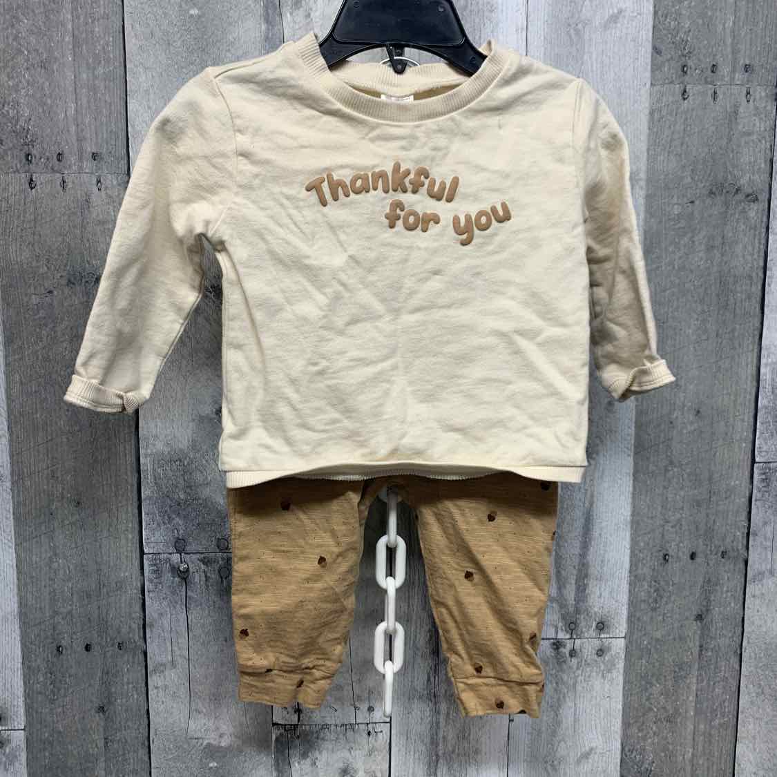 Size 9 Months Tan/Brown Carter's Shirt/Pants