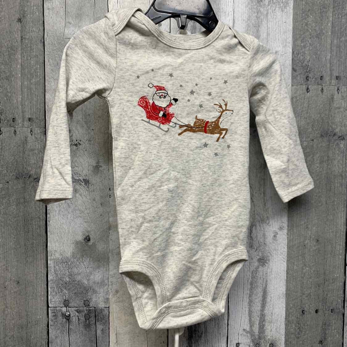 Size 9 Months Gray Just One You Bodysuit