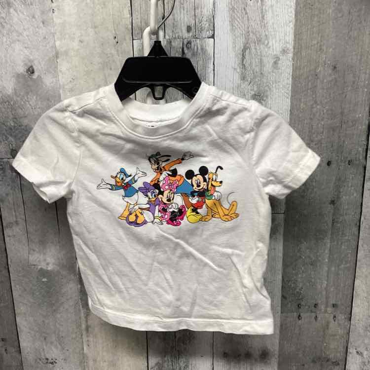 Size 12-18 Months White Graphic Old Navy T Shirt