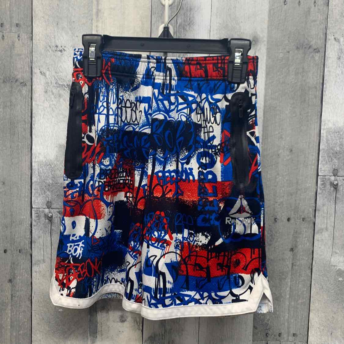 Size 8 Red/Blue Reebok Shorts - Athletic